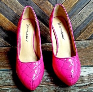Hot Pink Patent Heels